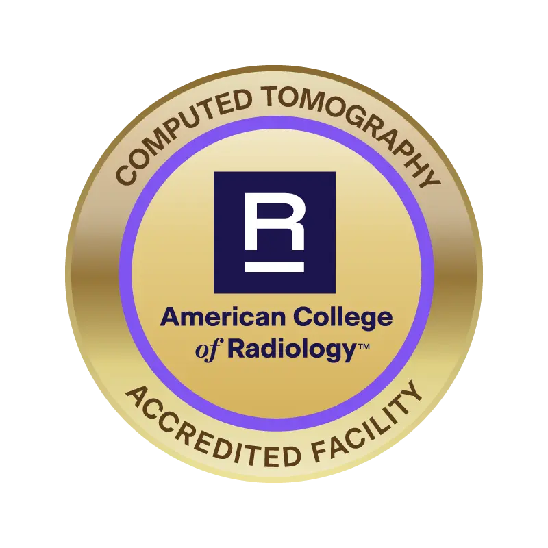 American College of Radiology Computed Tomography Accredited Facility seal