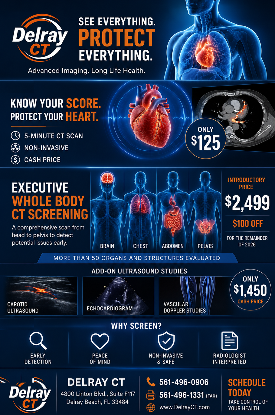 Delray CT medical screening services and pricing